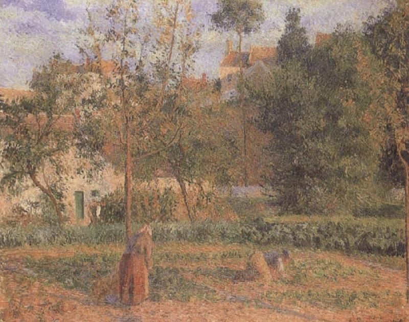 Camille Pissarro Vegetable Garden at the Hermitage near Pontoise Germany oil painting art